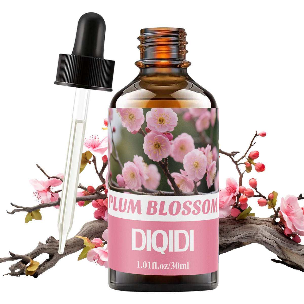 Home Fragrance Co - Óleo essencial de ameixa, fragrância floral
