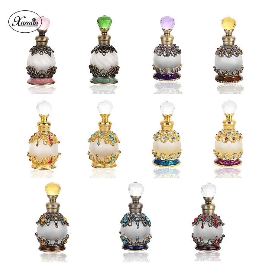 Home Fragrance Units - 15ml pedra metal recarregável perfume garrafa