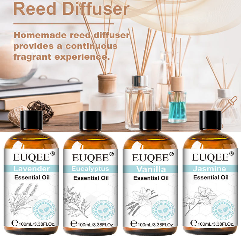 Home Fragrance Diffuser Oil - Óleo essencial 100ml com conta-gotas, óleo