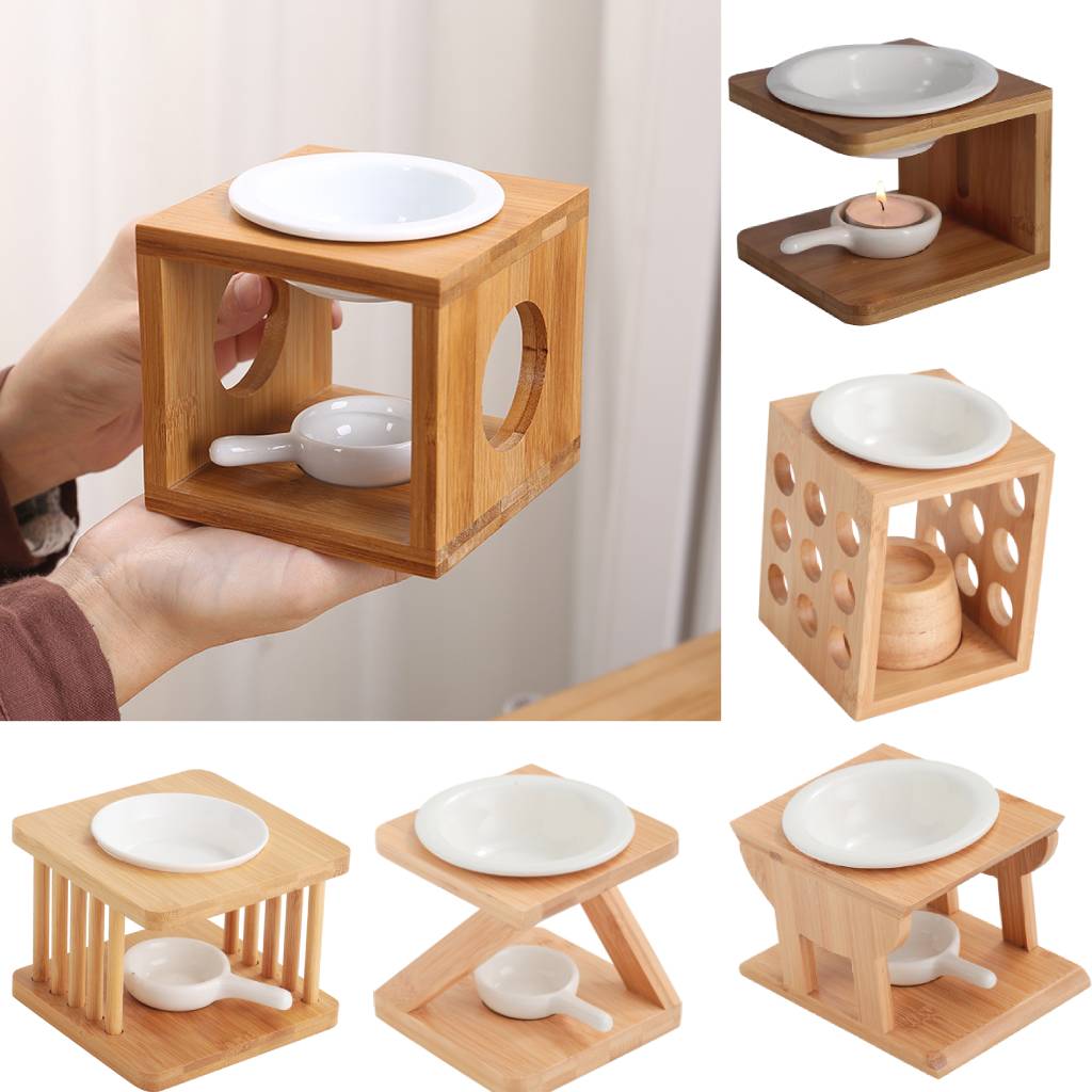 Ceramic Oil Burner - Queimador de óleo essencial de madeira