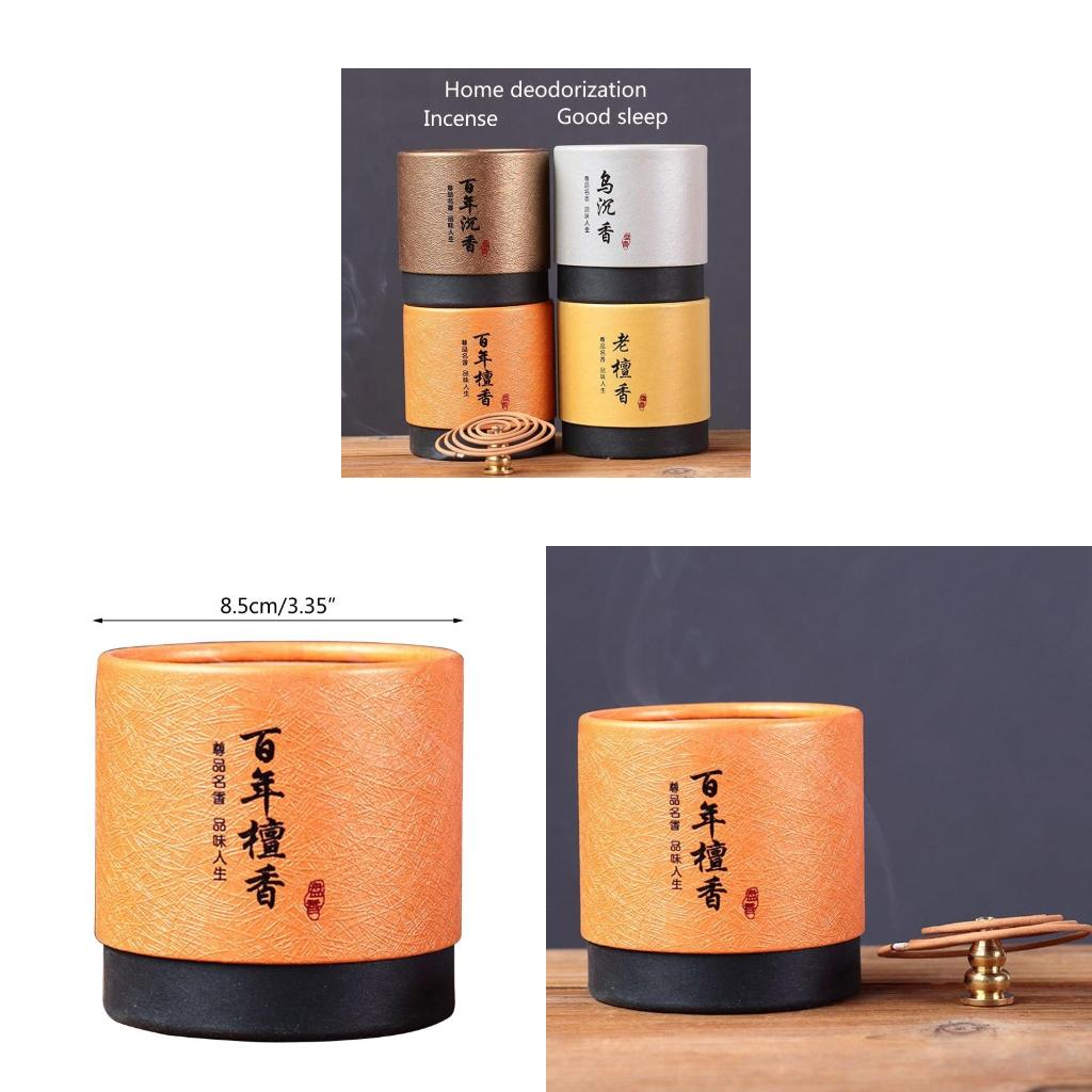 Home Fragrance No 4 - 48 pçs/caixa natural sândalo agarwood bobinas