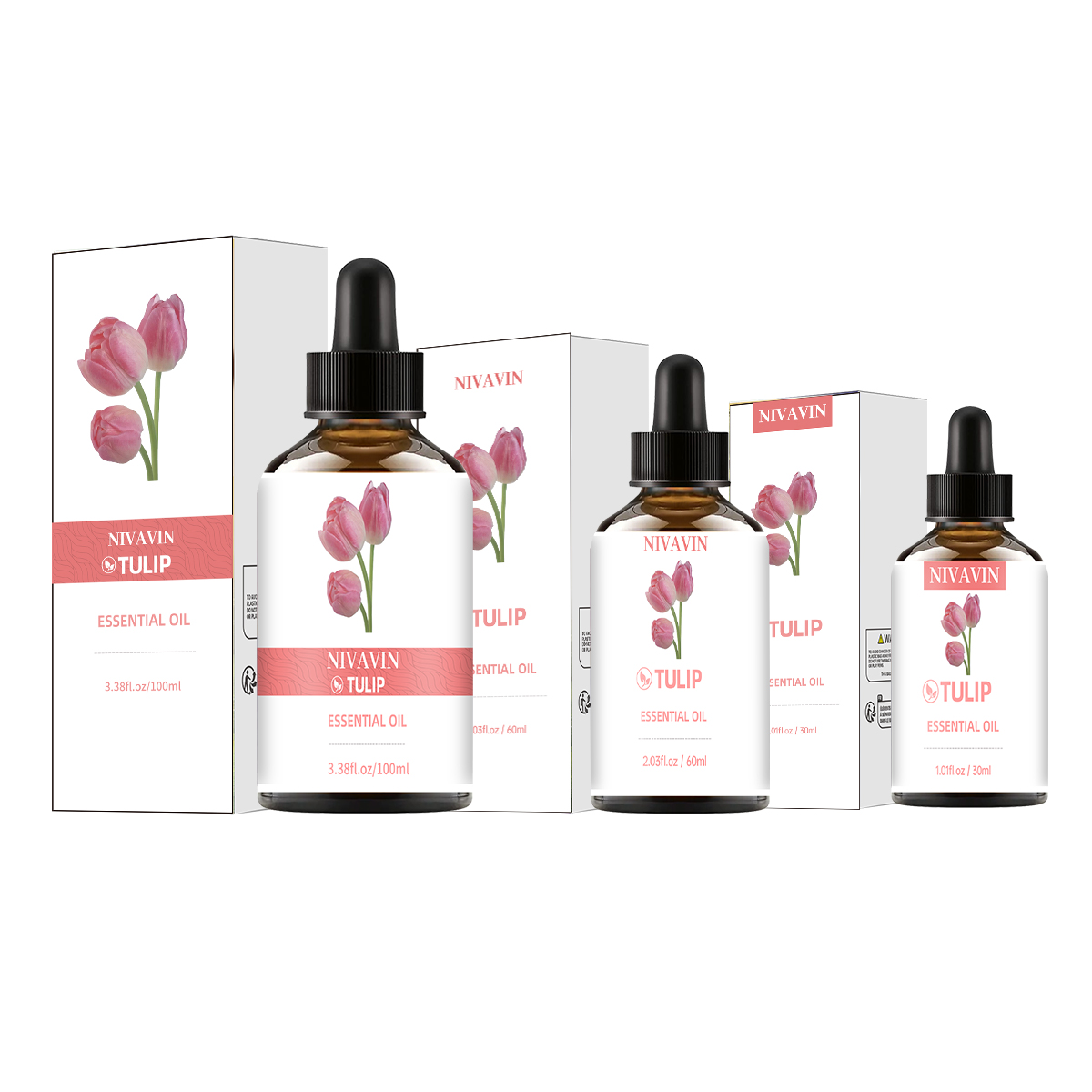 Home Fragrance Co - Óleo Essencial de Tulipa NIVAVIN 30ml/60ml/100ml,