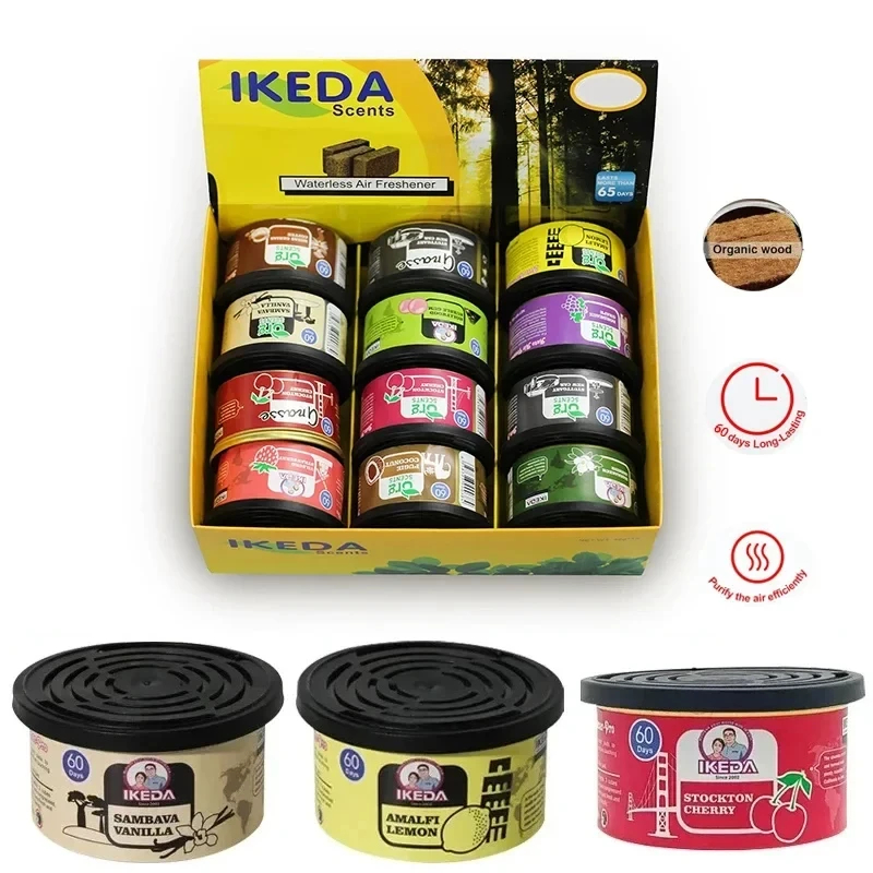 Home Fragrance No 4 - Perfume ambientador de carro, latas orgânicas,