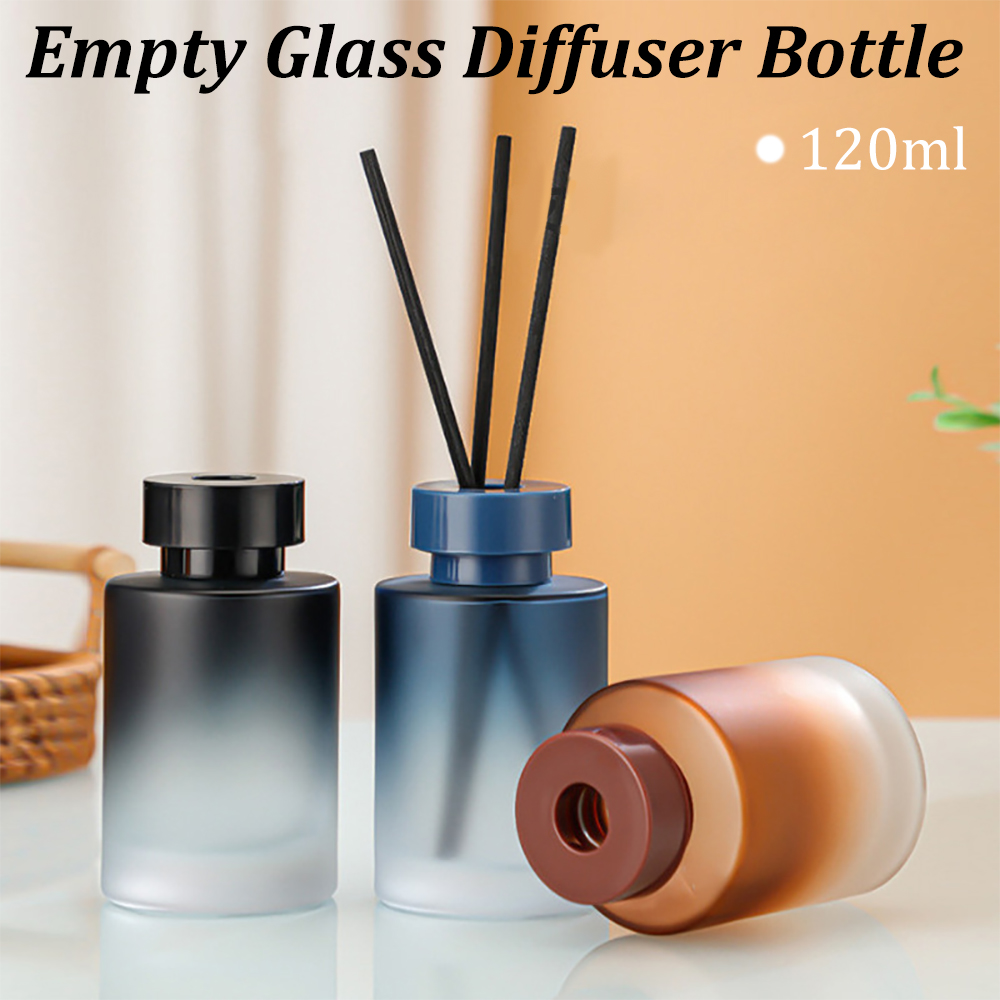 Home Fragrance Units - Garrafa difusora de vidro vazia 120ml,