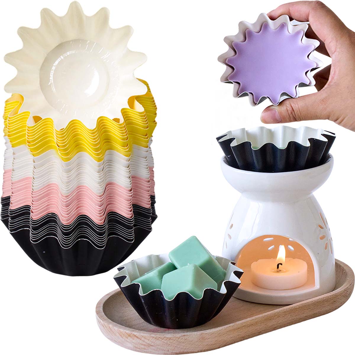 Home Fragrance Edg - 10 Peças Bandeja de Papel com