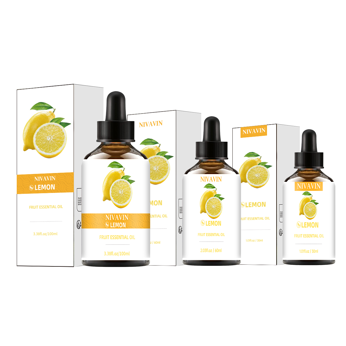 Home Fragrance Co - Óleo essencial de limão NIVAVIN 30ml/60ml/100ml,