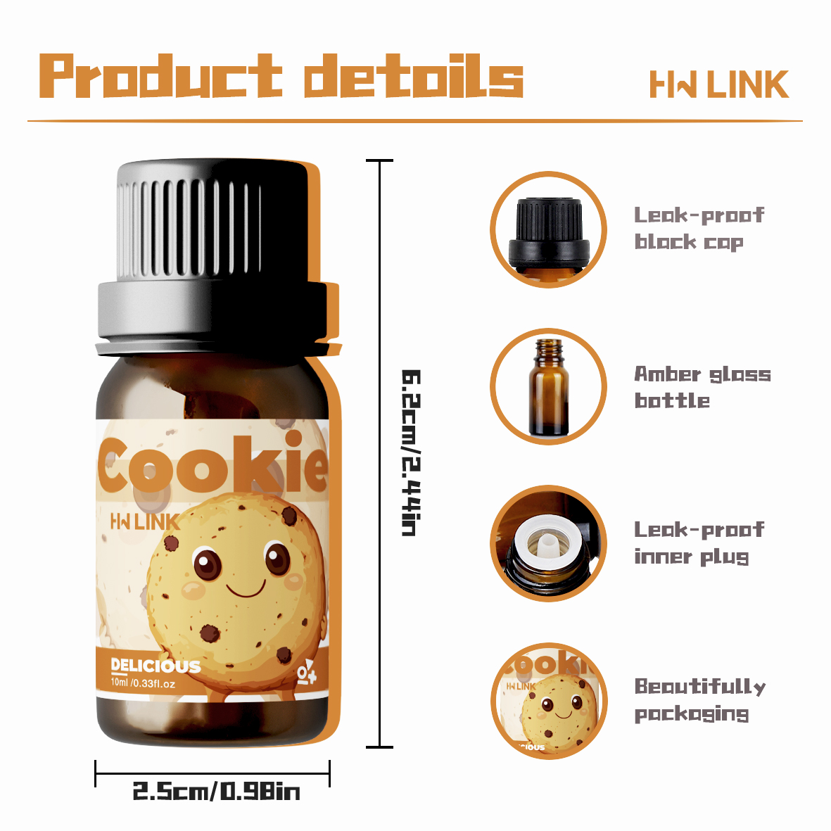 Óleos Essenciais de Biscoito 1 - Home Fragrance Diffuser Oil avaliação e preço