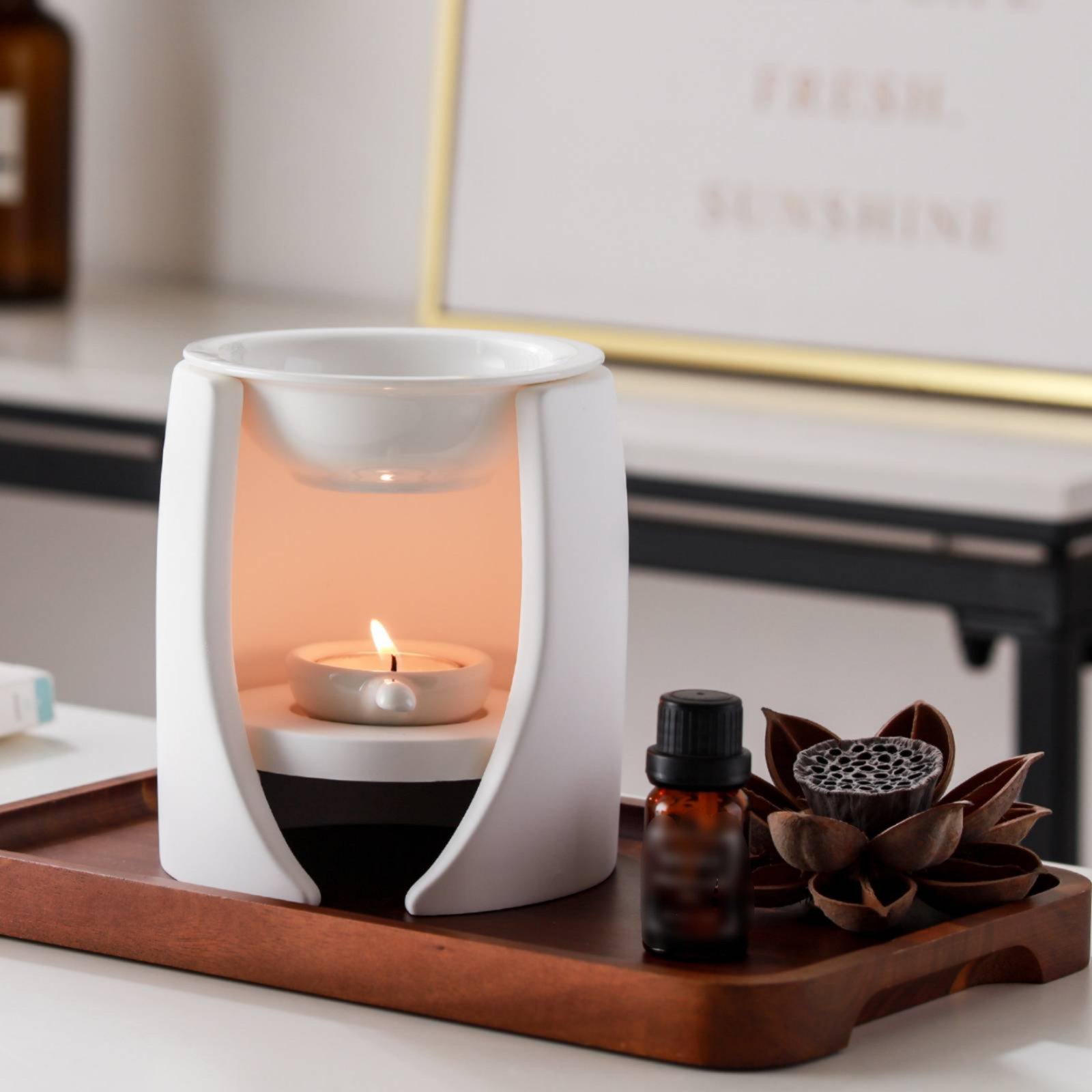 Lâmpada Aromática de Cerâmica  - Ceramic Oil Burner avaliação e preço