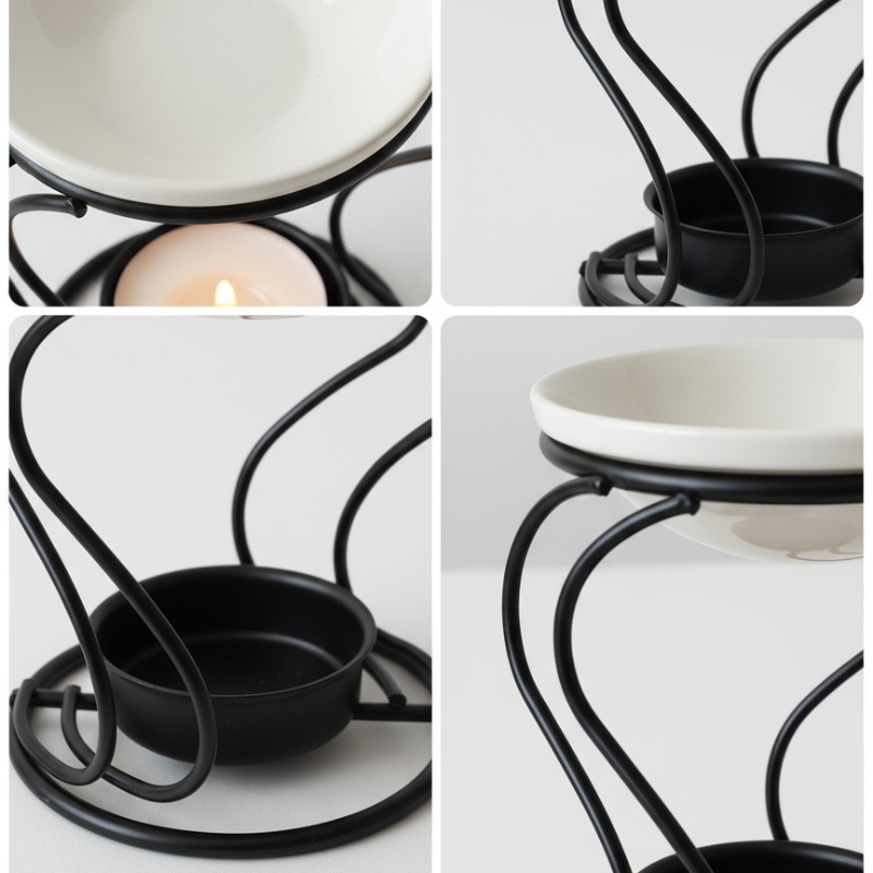 Metal tealight cerâmica tealig - Ceramic Oil Burner avaliação e preço
