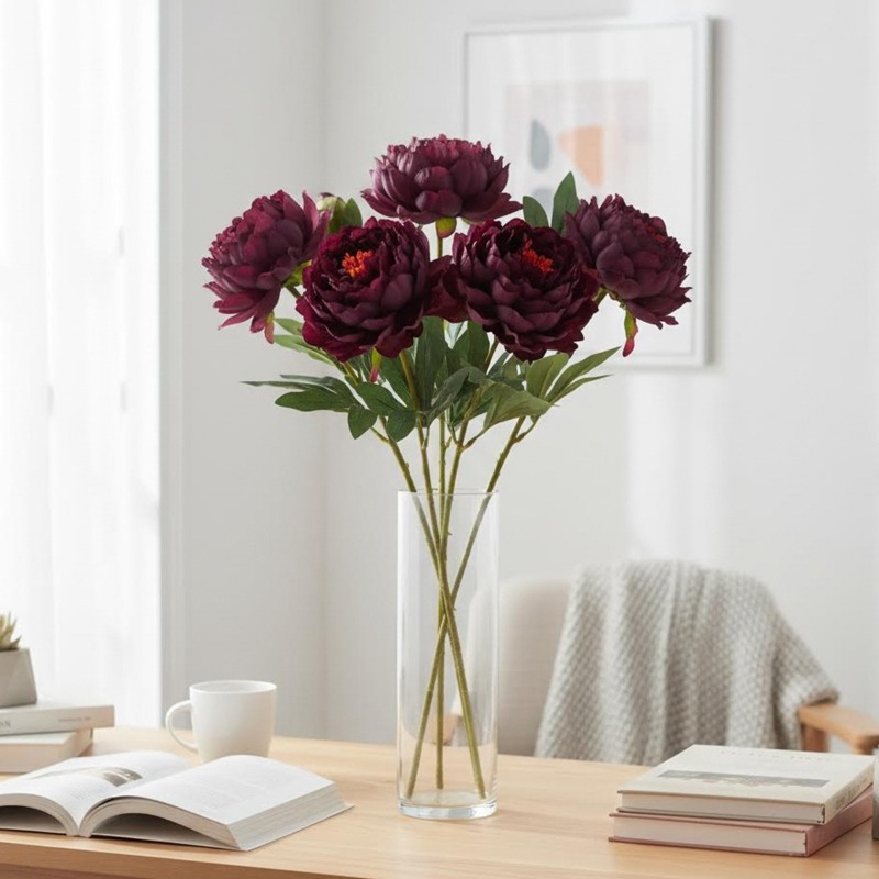 4 peças de peônias simuladas,  - Home Fragrance Edg avaliação e preço