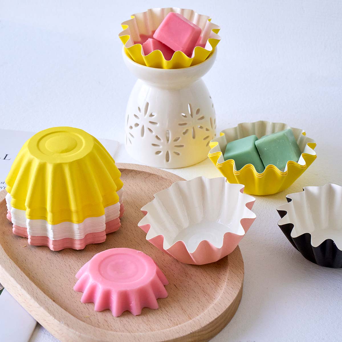 10 Peças Bandeja de Papel com  - Home Fragrance Edg avaliação e preço